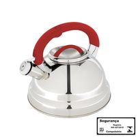 007707-Chaleira-Aco-Inox-3L-Fundo-Triplo-Dileta-Vermelha-Inmetro